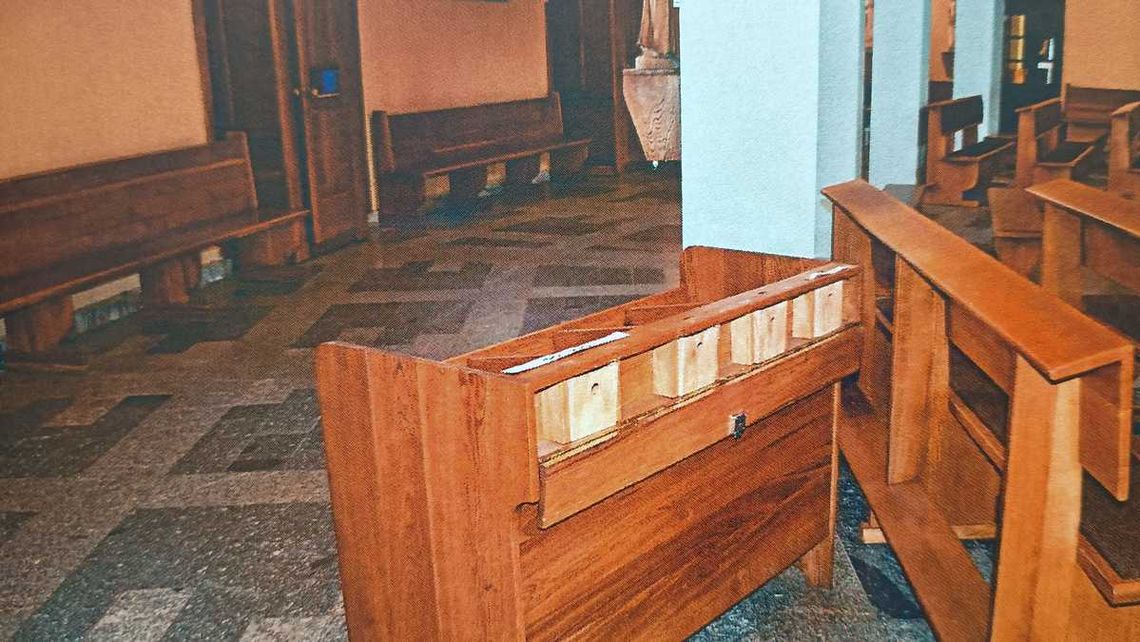 Policja szuka kościelnego złodzieja Policja szuka kościelnego złodzieja