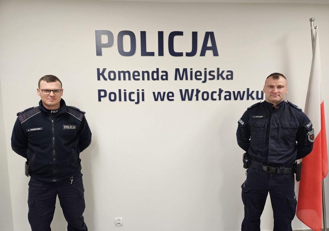 Policjant Krzysztof Osmałek uratował życie 23-latka który chciał skoczyć z mostu