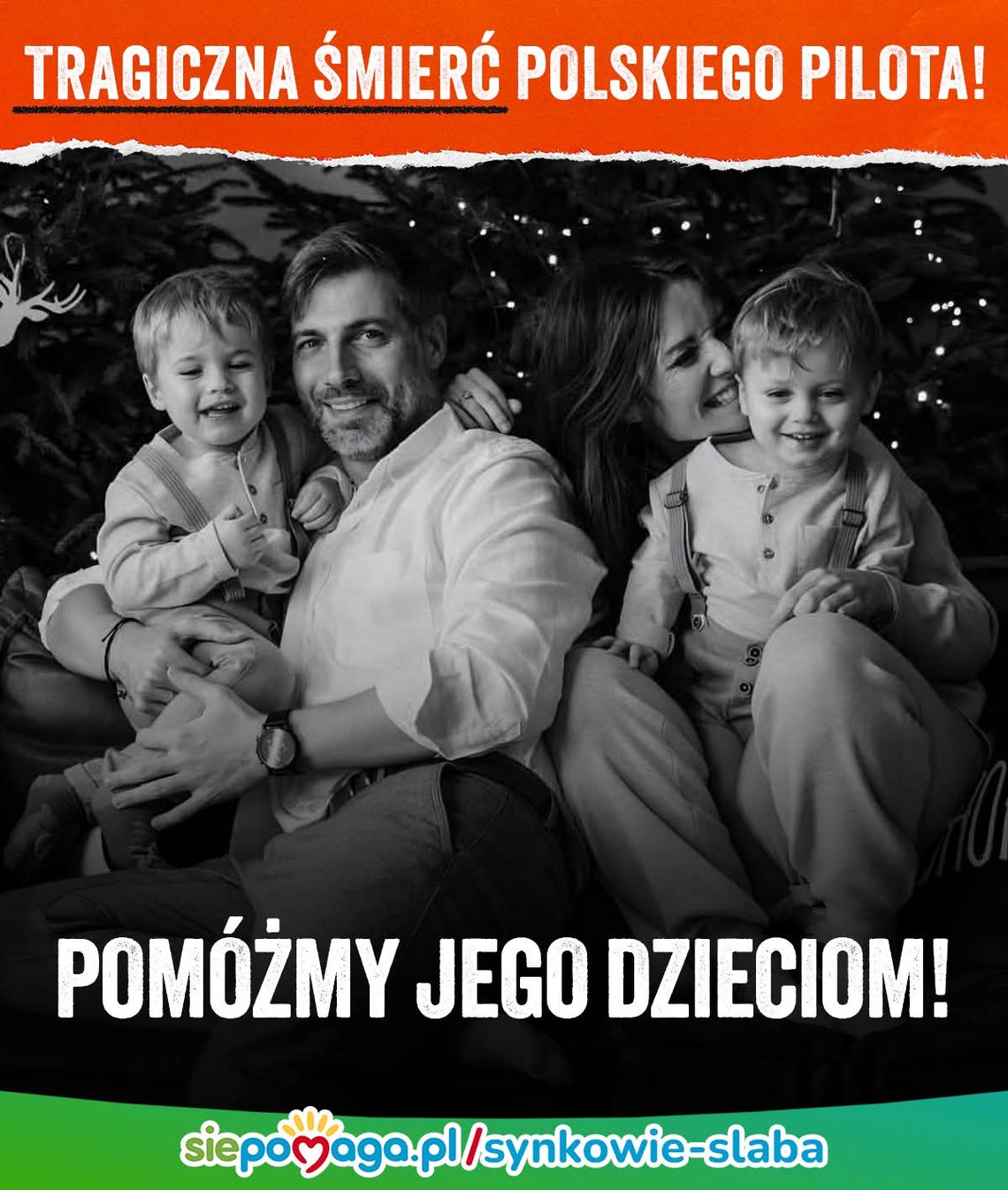 Pomoc dla synków tragicznie zmarłego majora Macieja "Slaba" Krakowiana z Gostynina