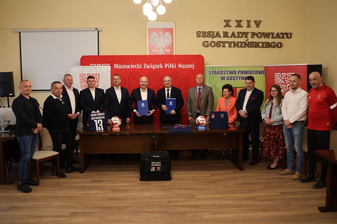 Powstanie Kadra Powiatu Gostynińskiego – podpisanie umowy z Mazowieckim Związkiem Piłki Nożnej Powstanie Kadra Powiatu Gostynińskiego – podpisanie umowy z Mazowieckim Związkiem Piłki Nożnej