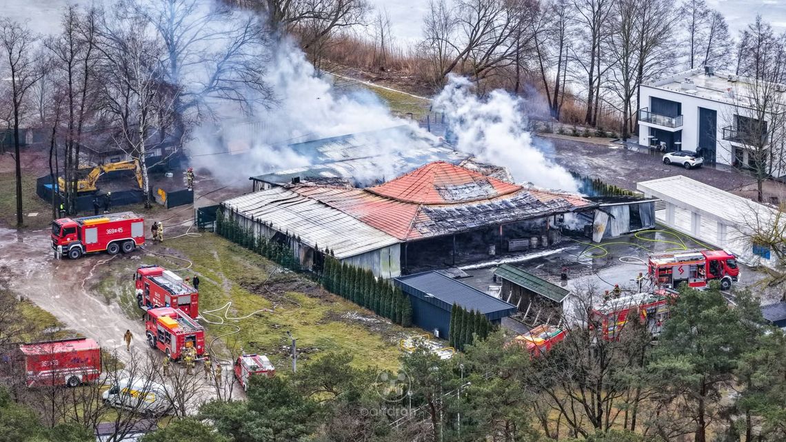 Pożar na Patelni w Grabinie