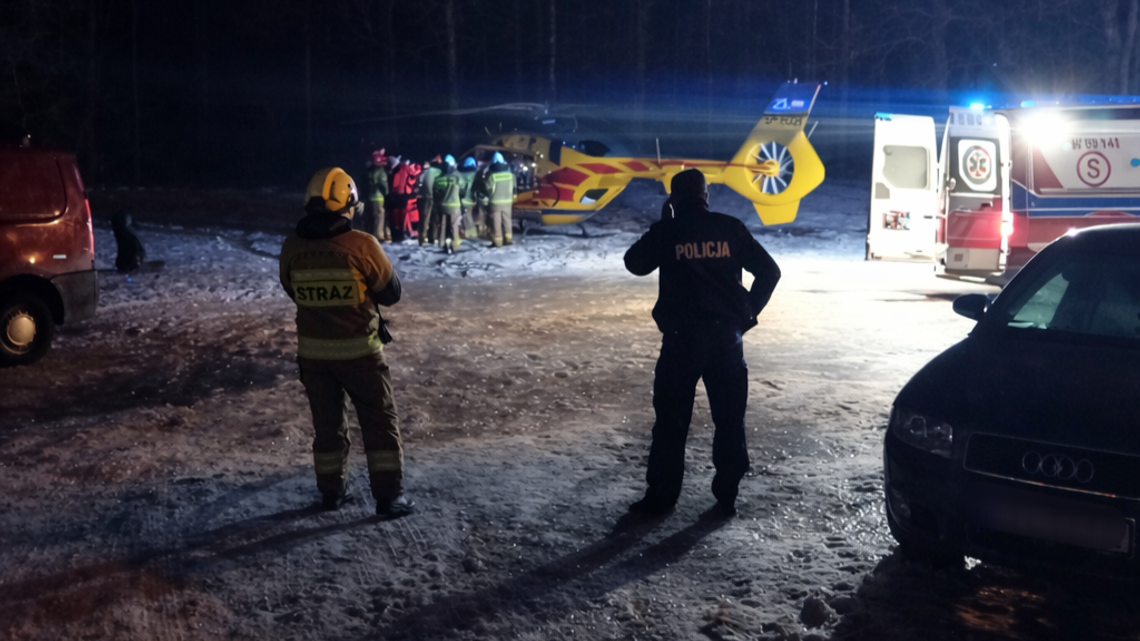 Pożar w bloku na Kruku