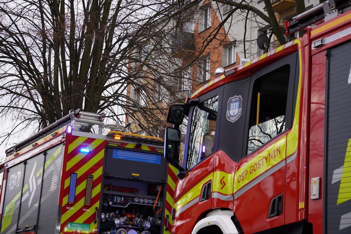 Pożar w bloku przy ulicy Wojska Polskiego