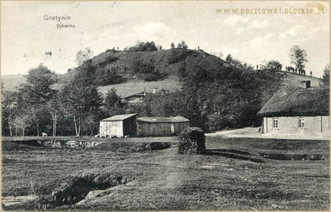 fot. Pocztówka przedstawiająca Dybankę wydana w 1910 r. przez G. Boehma pochodzi ze strony www.pocztowkiplockie.pl prowadzonej przez Lecha Borzyma