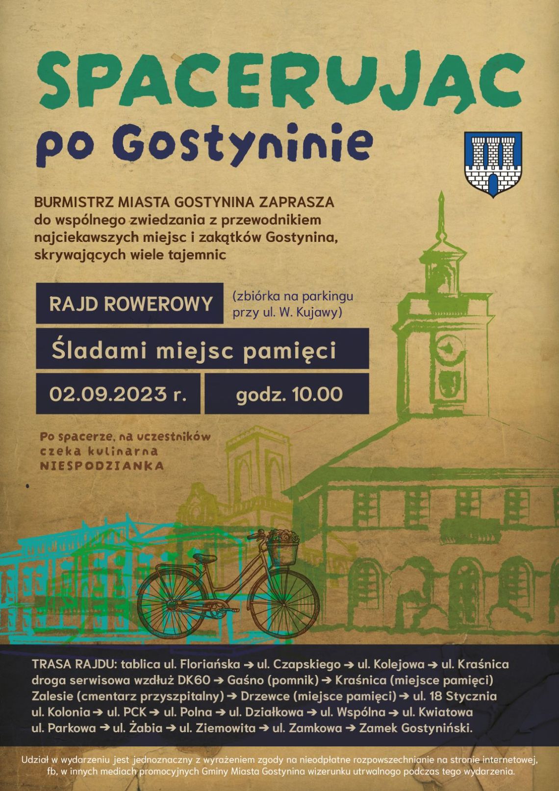 Rajd rowerowy Śladami miejsc pamięci narodowej