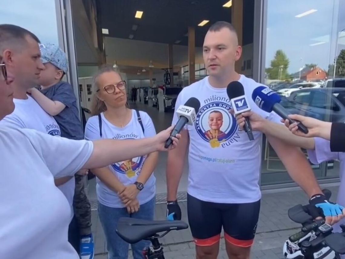 Sebastian Nowacki na trasie Sebastian Nowacki na trasie