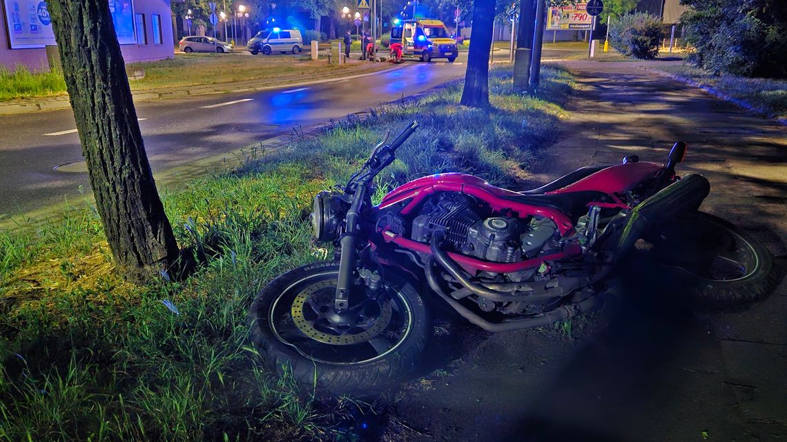 Śmiertelny finał pościgu za motocyklistą