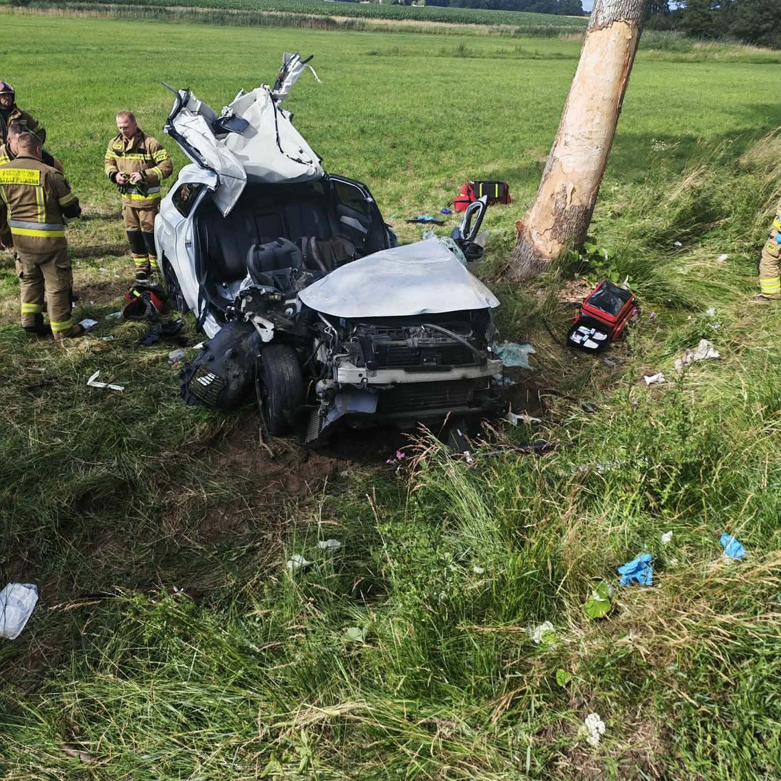 Śmiertelny wypadek drogowy na DK 60 w miejscowości Mokrzk Śmiertelny wypadek drogowy na DK 60 w miejscowości Mokrzk