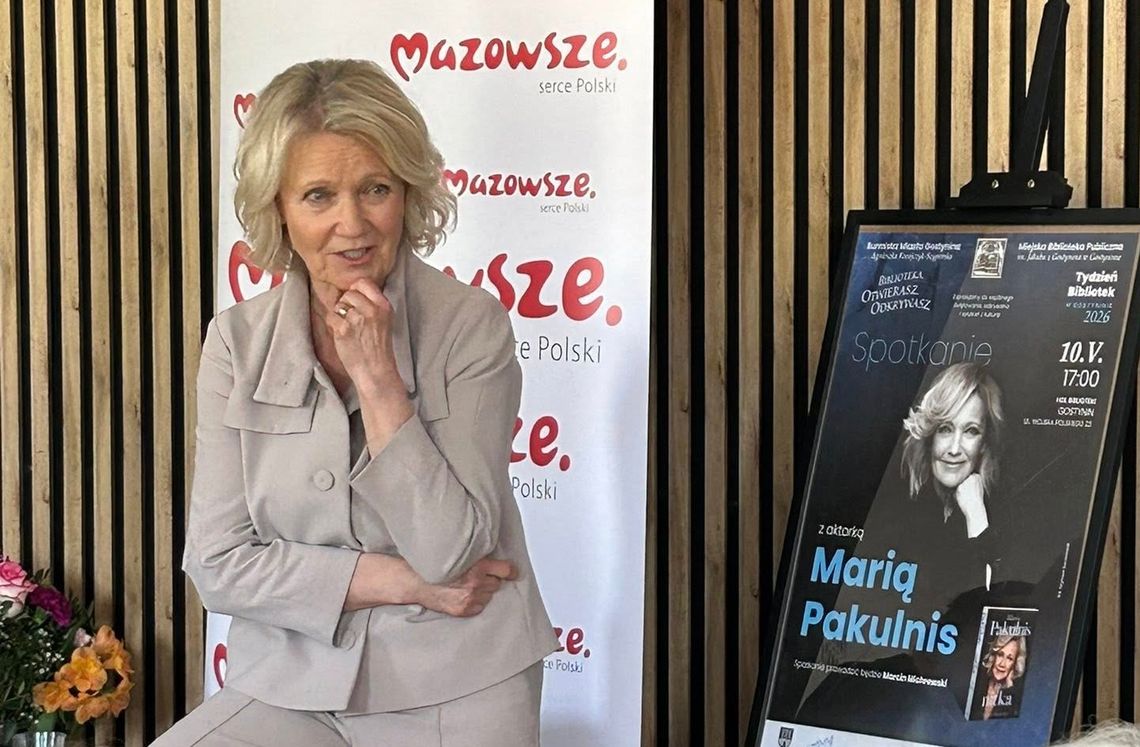 Maria Pakulnis o karierze, sztuce i książce podczas inspirującego spotkania Maria Pakulnis o karierze, sztuce i książce podczas inspirującego spotkania