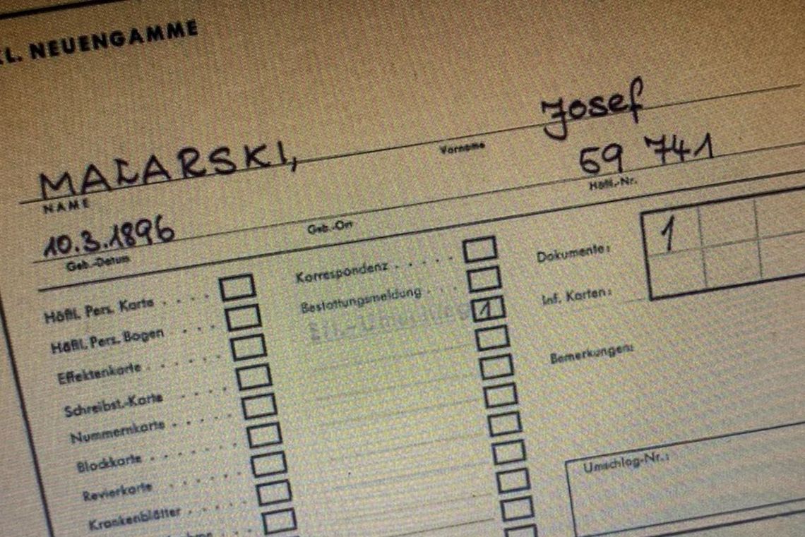 Stowarzyszenie Ocalić od Zapomnienia prosi o kontakt rodzinę Józefa Malarskiego z Gostynina