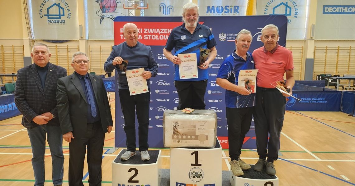 Sukces Janusza Wojnarskiego w Grand Prix Polski Weteranów w tenisie stołowym