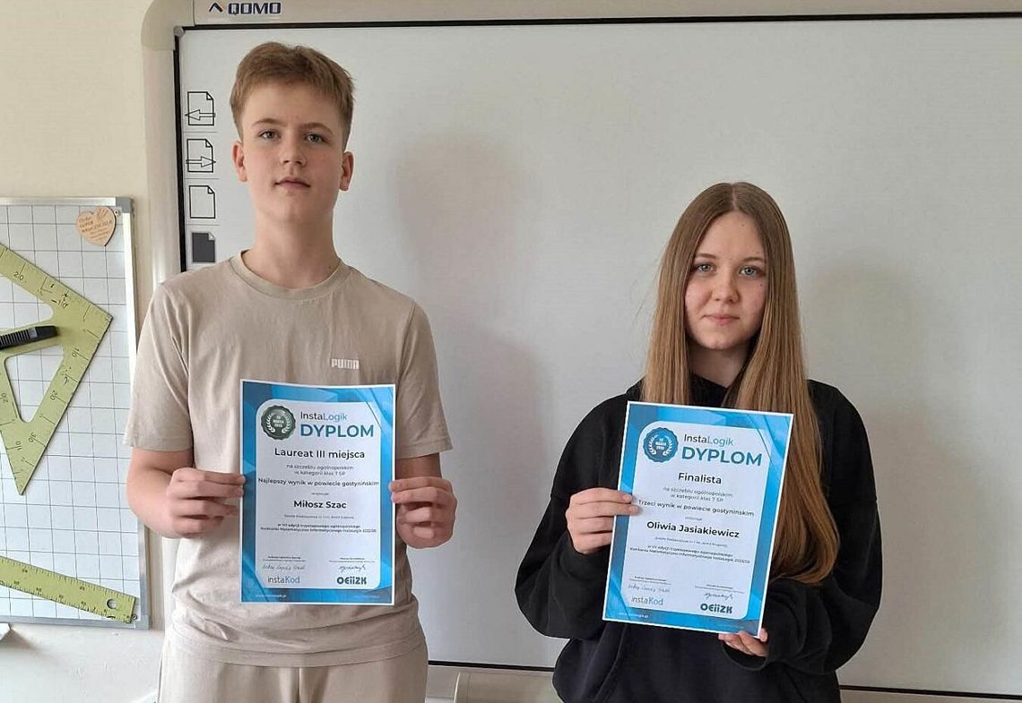 Sukcesy uczniów Jedynki w ogólnopolskich konkursach
