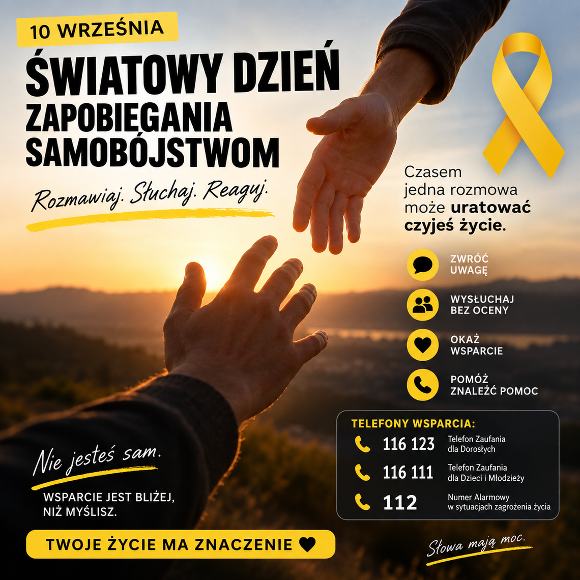 Światowy Dzień Zapobiegania Samobójstwom