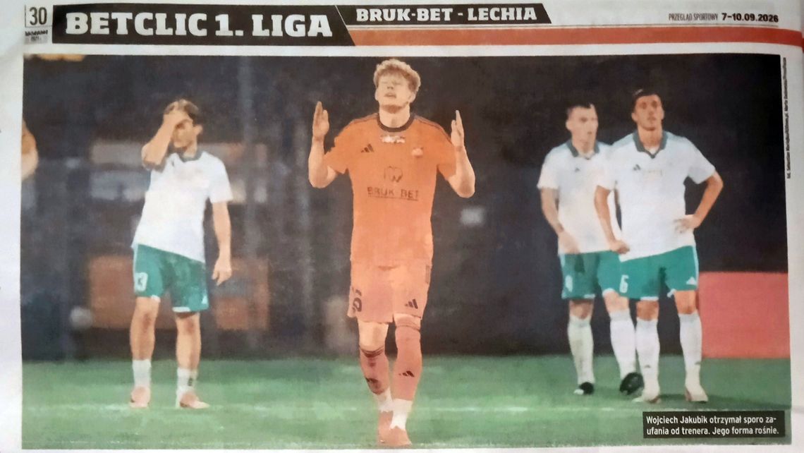 Talent Wojtka Jakubika zauważony na łamach Przeglądu Sportowego