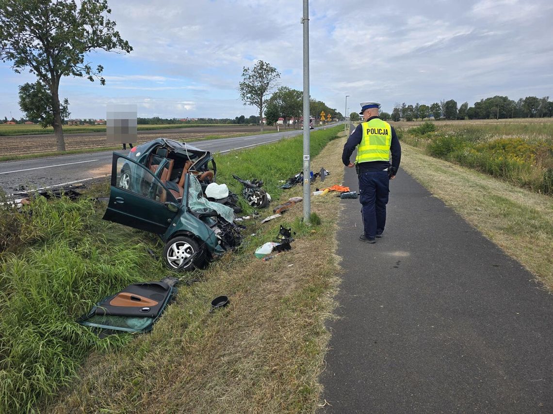 Tragiczny wypadek drogowy w powiecie włocławskim
