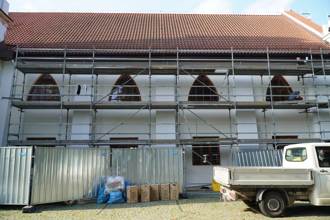 Trwają prace remontowe na zamku