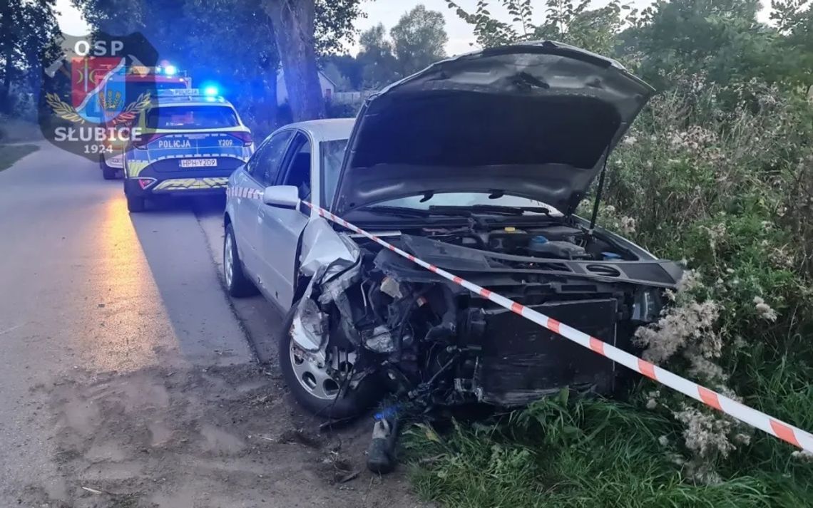 Uszkodzony samochód, ślady krwi i... poszukiwany kierowca