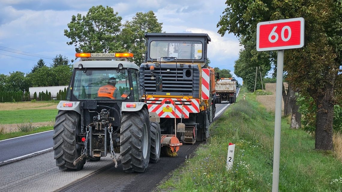 Utrudnienia na DK60 w Sierakówku