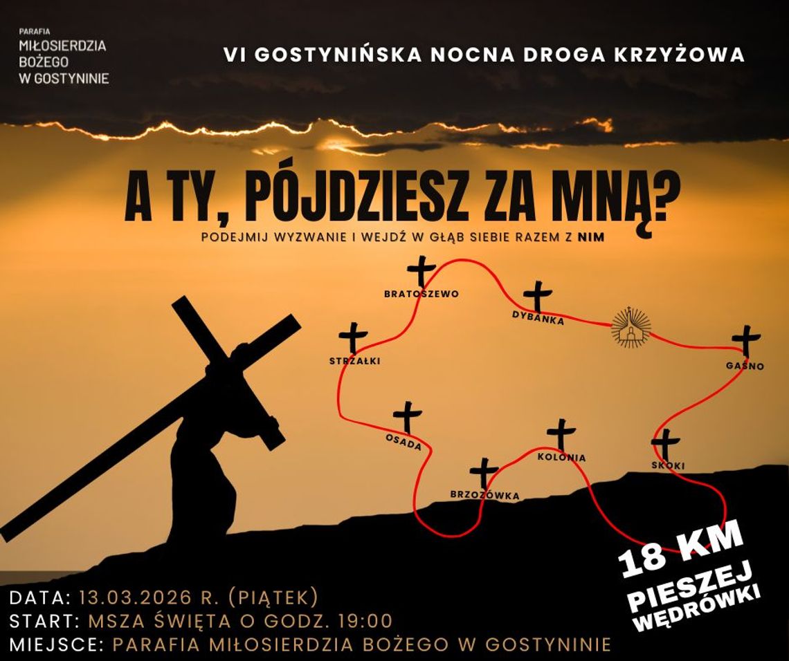 VI Gostynińska Nocna Droga Krzyżowa