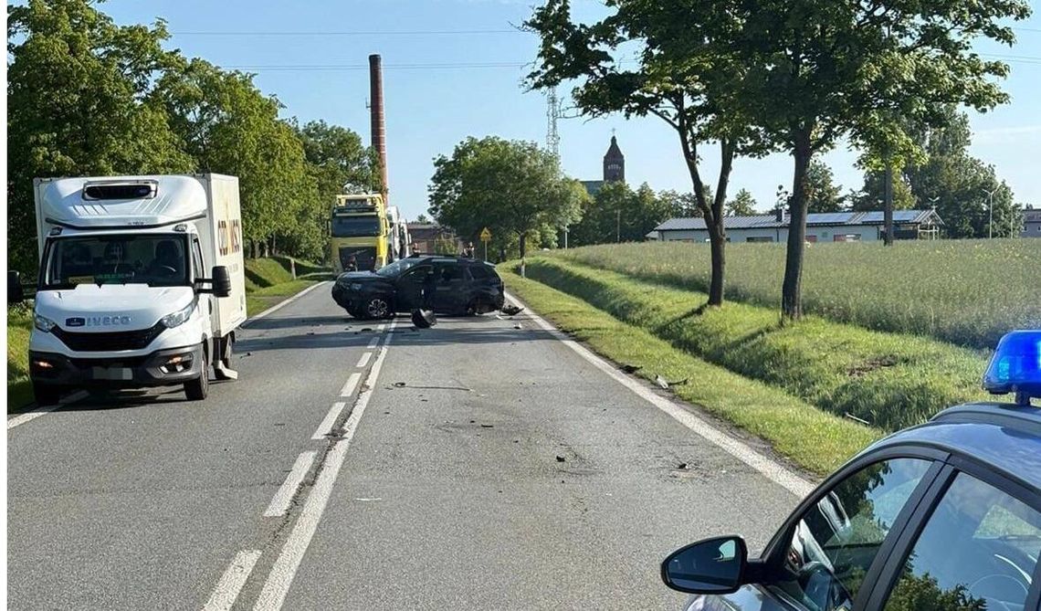 W Strzelcach zderzyły się trzy samochody