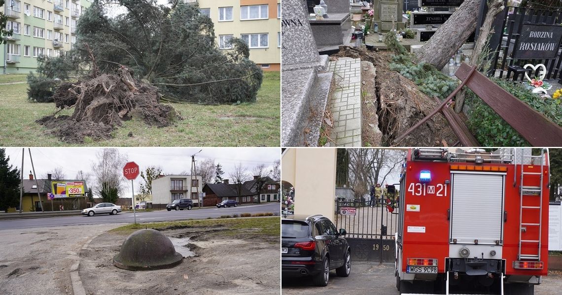 Strażacy odebrali około 80 zgłoszeń.