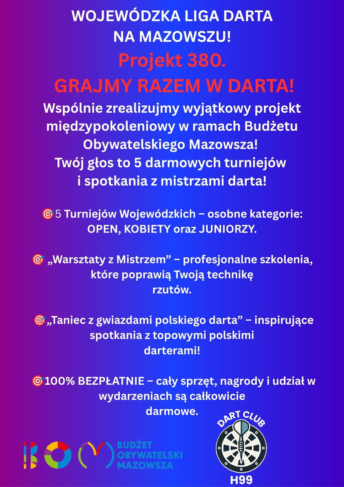 Wielka szansa dla fanów darta na Mazowszu! Powstanie bezpłatna liga wojewódzka?