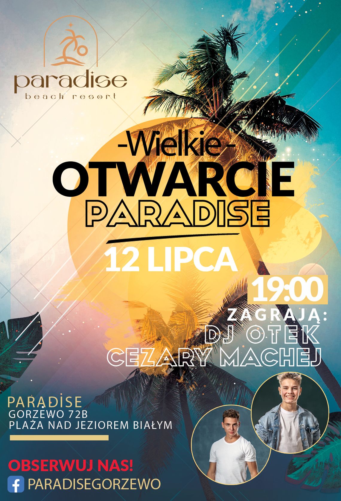Wielkie otwarcie PARADISE – nowej perły nad Jeziorem Białym!