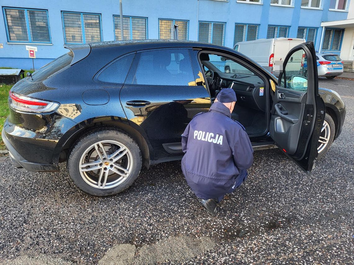 Włocławscy policjanci odzyskali porsche skradzione na terenie Niemiec