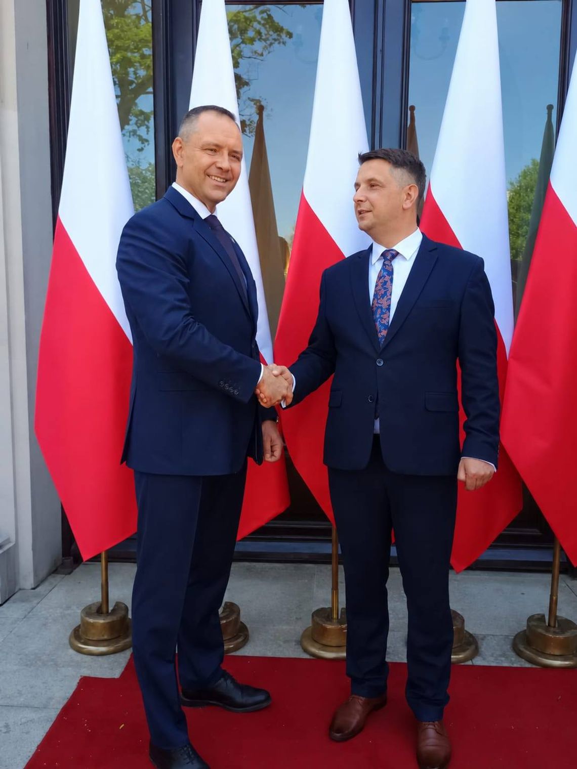 Wójt Gminy Nowy Duninów Karol Gutkowicz spotkał się z prezydentem Karolem Nawrockim