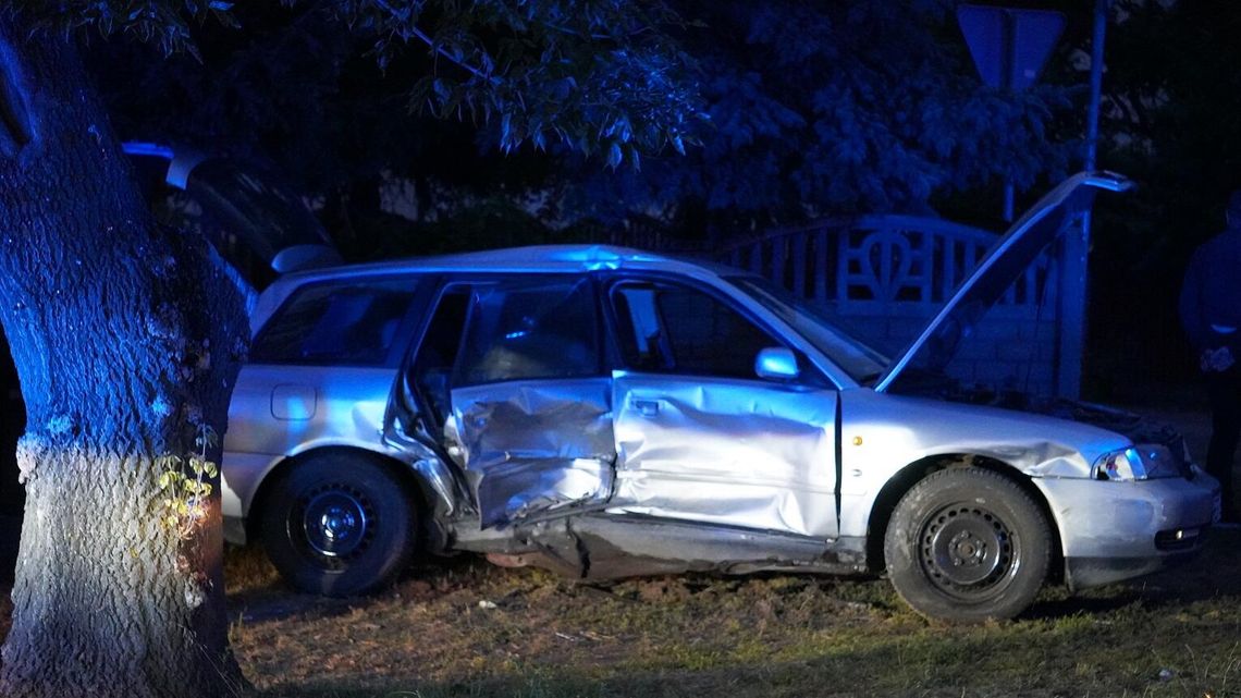 Wypadek drogowy w Krzywiu