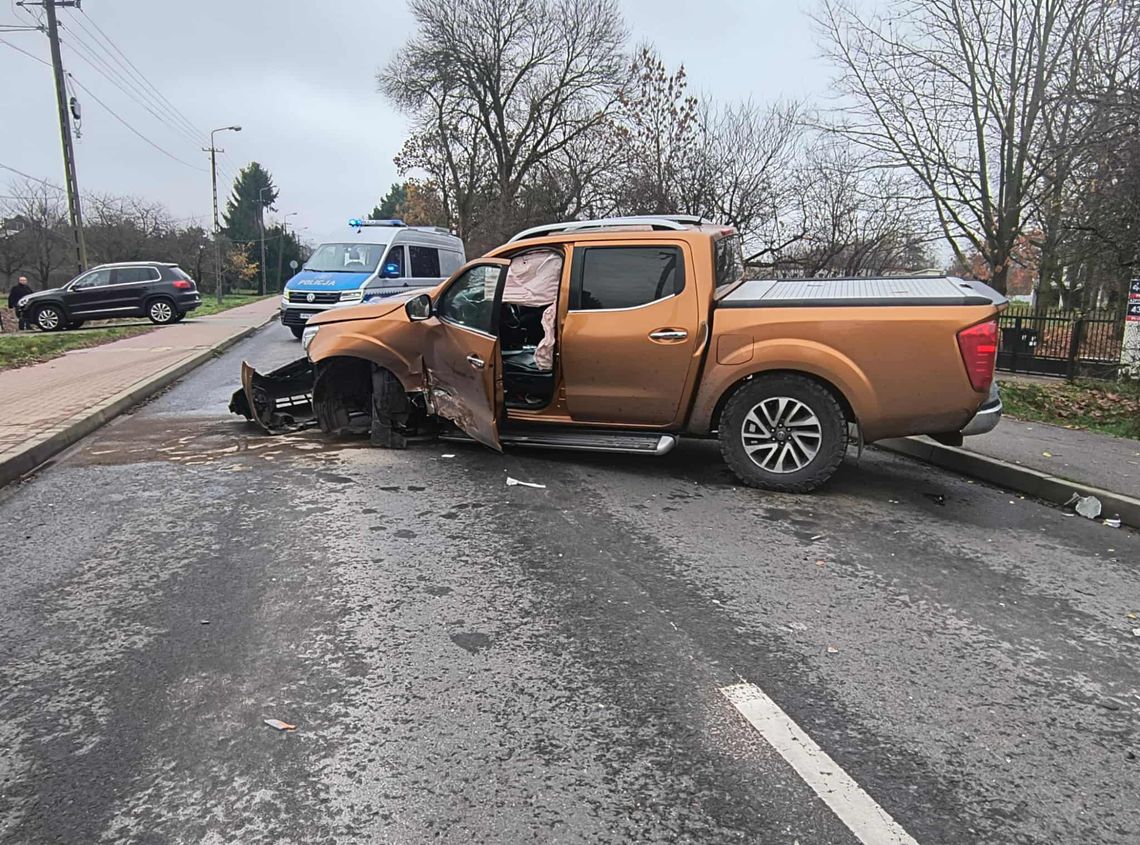 Wypadek drogowy w Płocku
