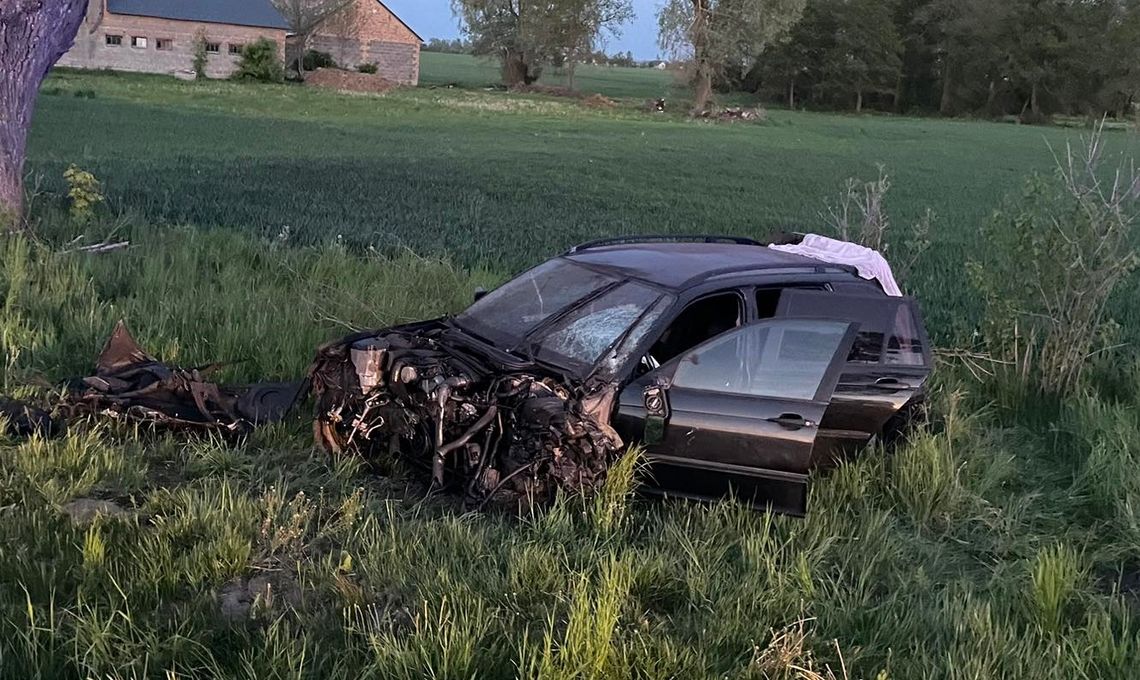 Wypadek na DK60. Droga zablokowana Wypadek na DK60. Droga zablokowana
