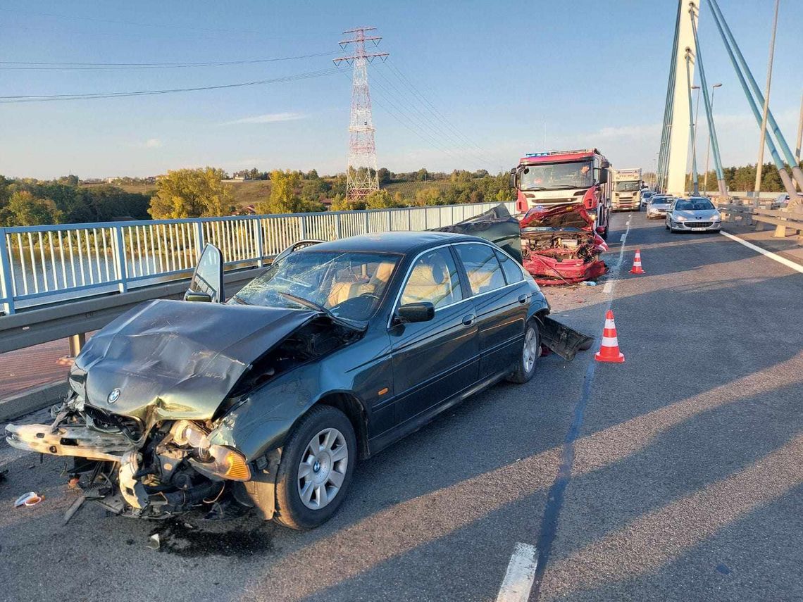 Wypadek na Moście Solidarności w Płocku