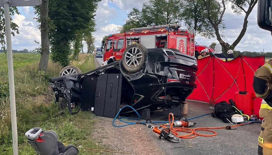 Wypadek śmiertelny na DK 60