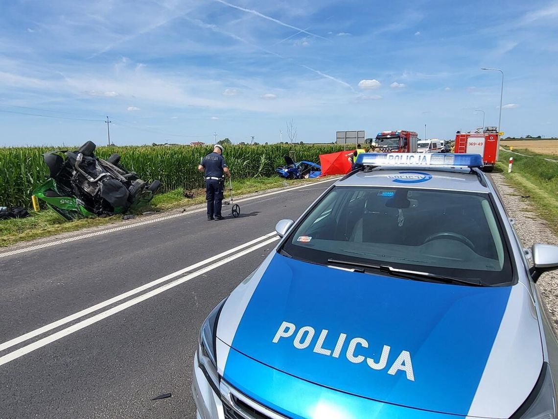 Wypadek śmiertelny pod Włocławkiem