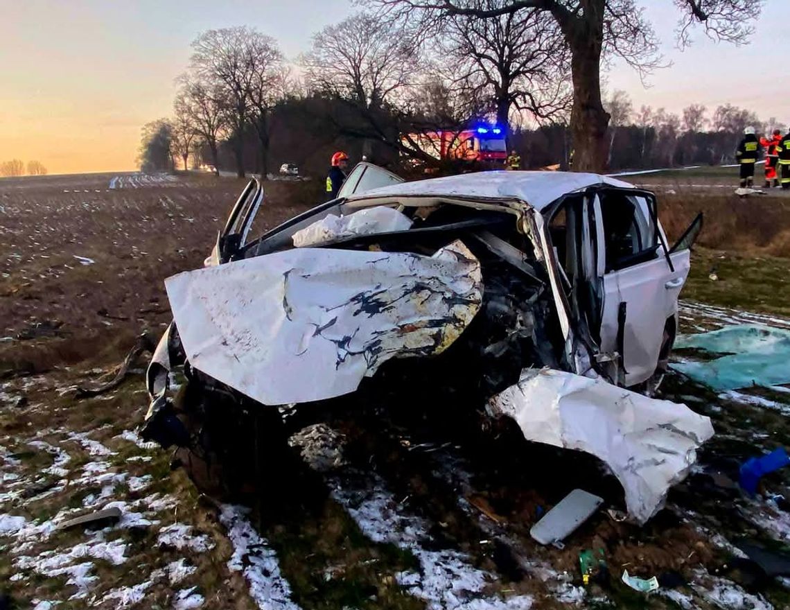 Wypadek śmiertelny w Jackowie. Nie żyje 18-latek