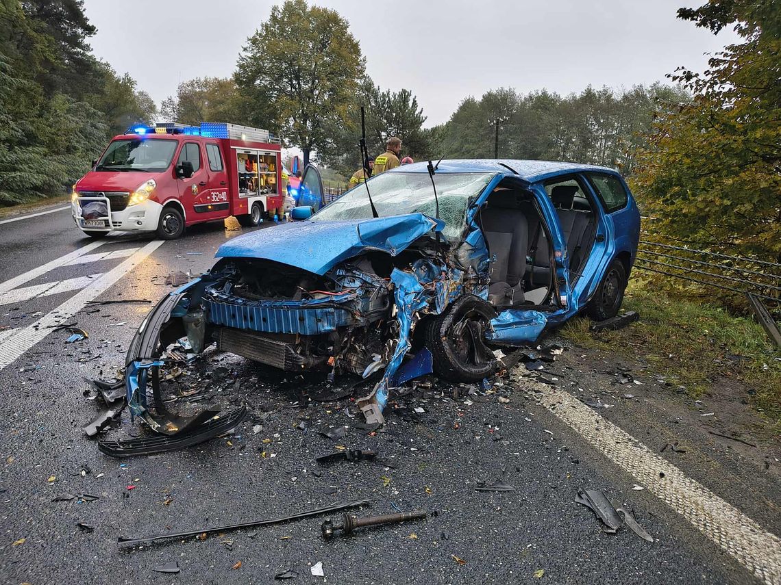 Wypadek w Woli Łąckiej