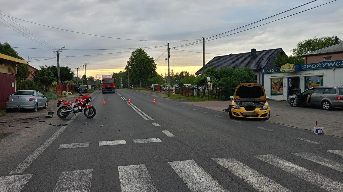 Wypadek z udziałem motocyklisty w Legardzie [AKTUALIZACJA]