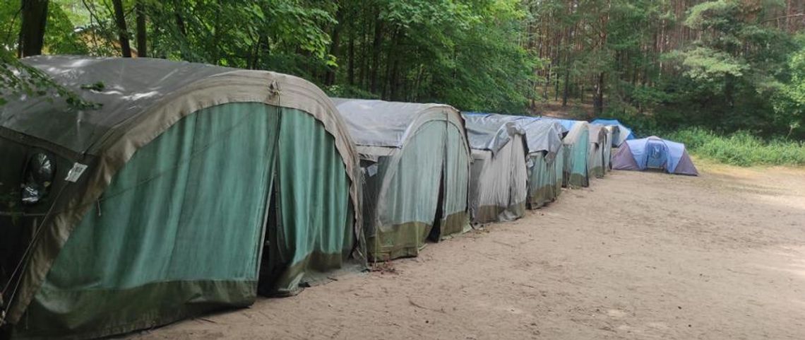 Wypoczynek na obozach harcerskich w powiecie gostynińskim