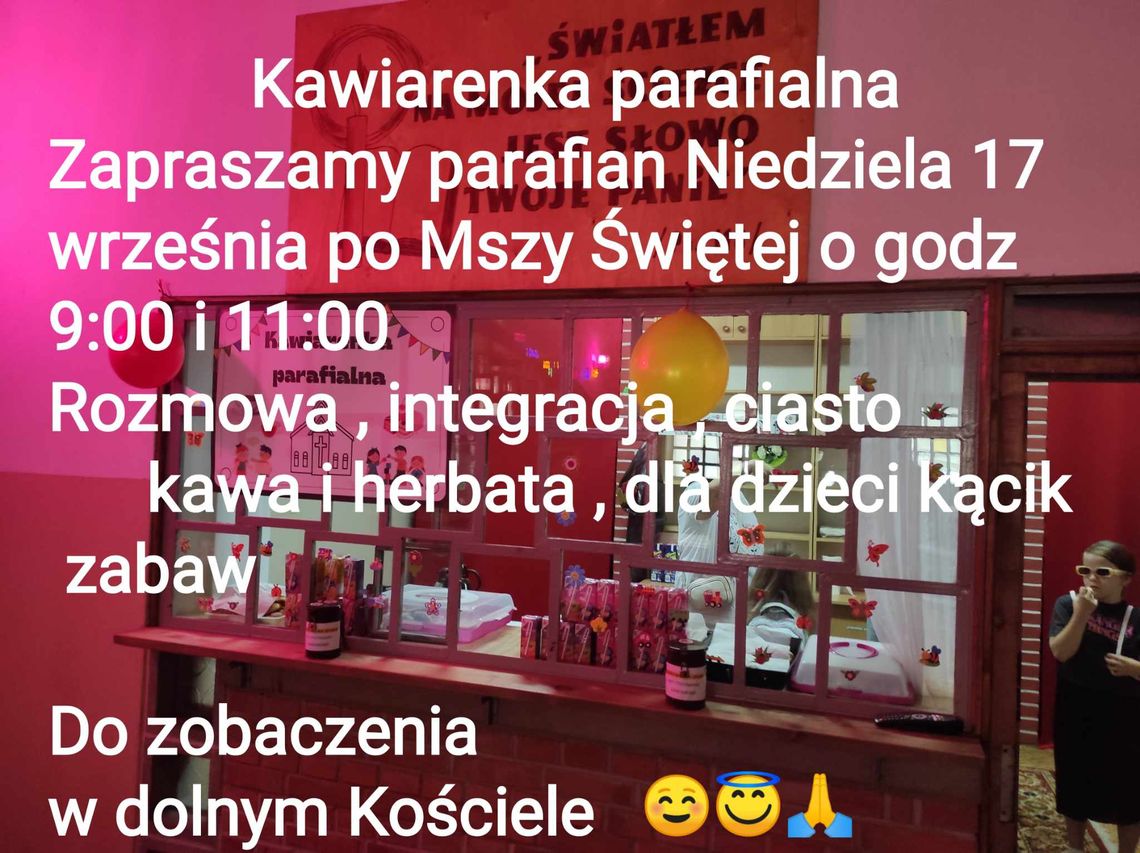 Zapraszamy do kawiarenki parafialnej u św. Marcina