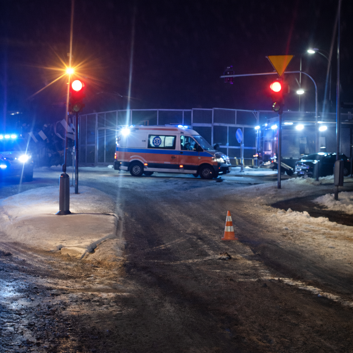 Zderzenie na skrzyżowaniu im. Powstańców Styczniowych na gostynińskiej obwodnicy