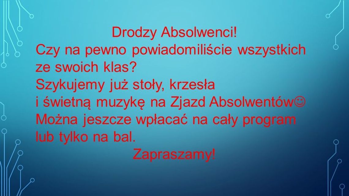 Zjazd absolwentów LO