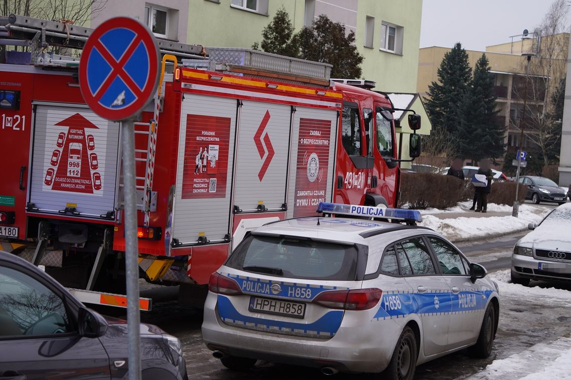 Zwarcie instalacji w bloku przy ul. Czapskiego