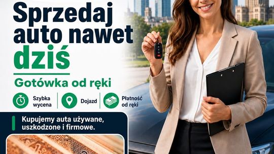 Kupię samochód używany, uszkodzony, powypadkowy - szybka transakcja