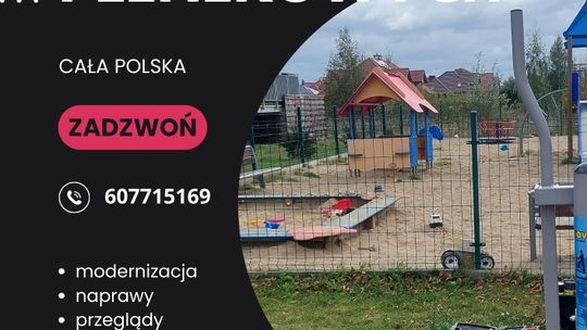 Mobilny Serwis/Naprawa - siłownia zewnętrzna, plenerowa Warszawa i okolice, wyjazdy w Polskę