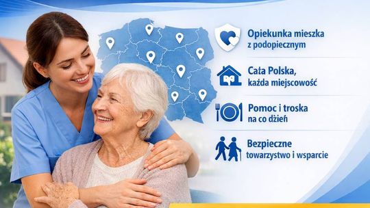 Stała opieka seniora z zamieszkaniem 24h