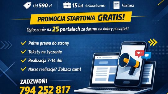 Strona internetowa od 590 zł - płacisz za tyle podstron, ile potrzebujesz