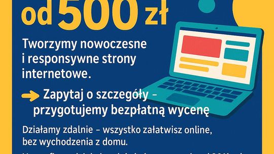 Strona internetowa za 500 zł - idealne rozwiązanie na start! Gotowa nawet w kilka dni! Strona internetowa za 500 zł - idealne rozwiązanie na start! Gotowa nawet w kilka dni!