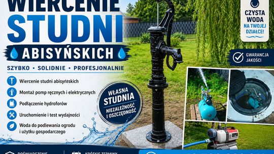 Wiercenie studni abisyńskich