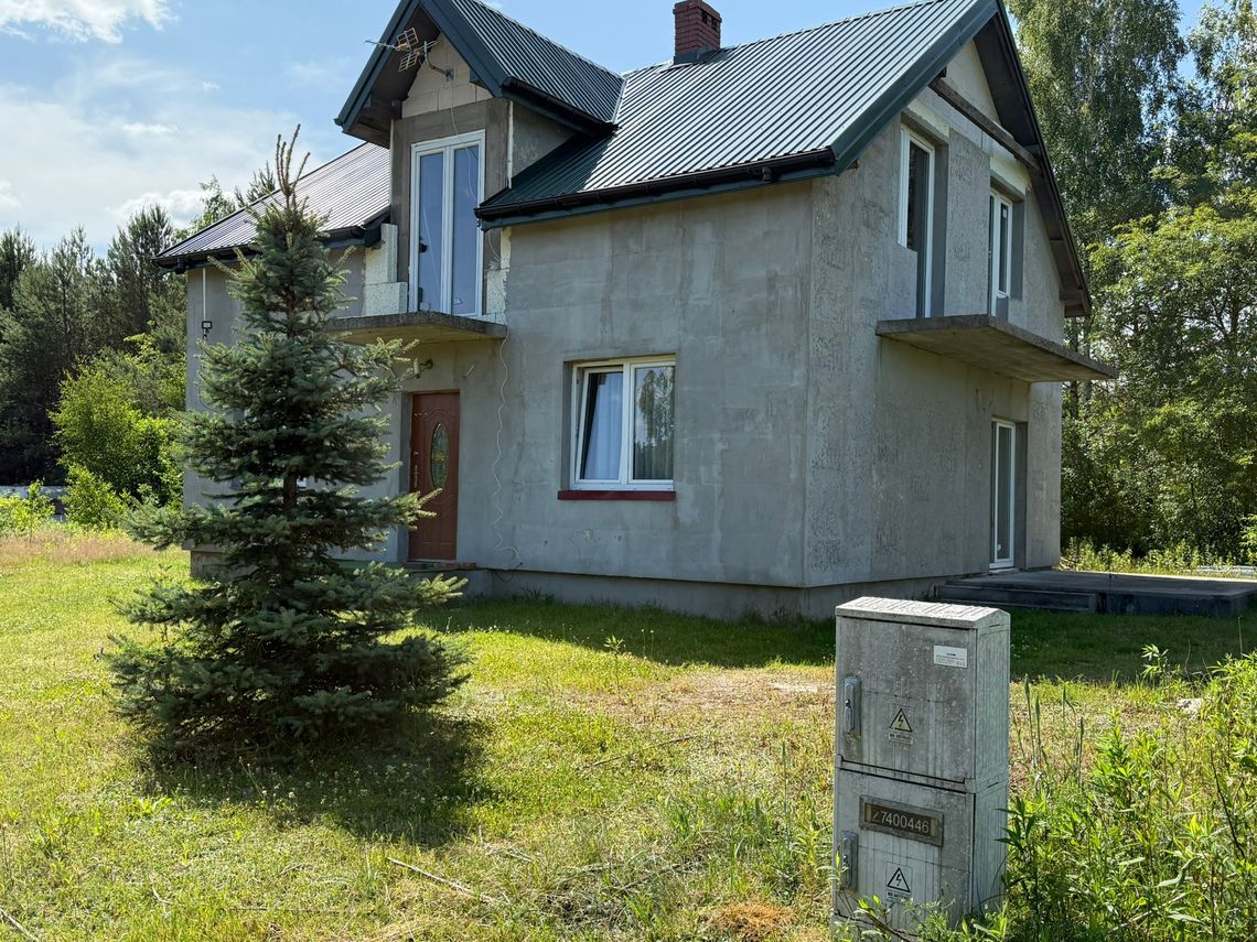 Dom przy lesie - nad jeziorem Białe